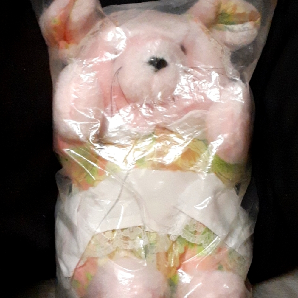 Oriental Trading Pink Mouse Plush NIB